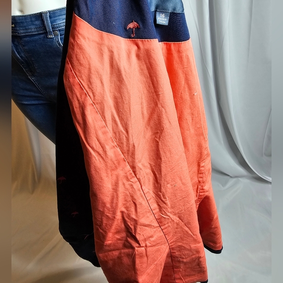 Modcloth Legendary Lifestyle Umbrella Blazer Cotton Blend Size 16 3/4 sleeve - Picture 6 of 10